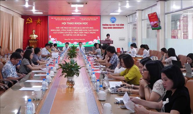 Quang cảnh hội thảo. Ảnh: Nguyễn Công Hải - TTXVN