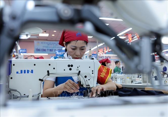 Thí sinh tham gia hội thi. Ảnh: Trần Việt - TTXVN