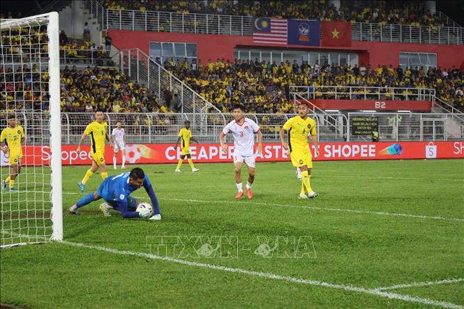 Thủ môn tuyển Việt Nam Lê Giang Patrik. Ảnh: Thanh Bình - PV TTXVN tại Malaysia