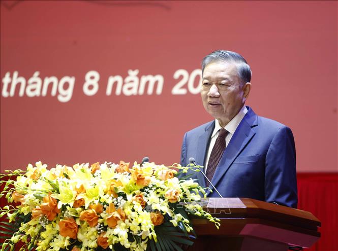 Tổng Bí thư, Chủ tịch nước Tô Lâm phát biểu chỉ đạo. Ảnh: Thống Nhất - TTXVN