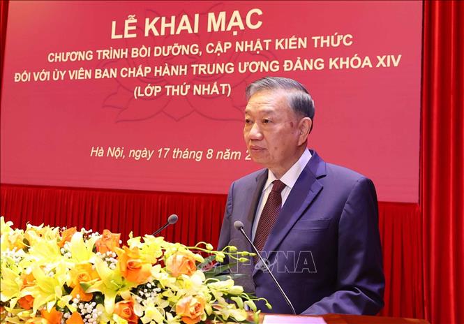 Tổng Bí thư, Chủ tịch nước Tô Lâm phát biểu chỉ đạo. Ảnh: Văn Điệp – TTXVN