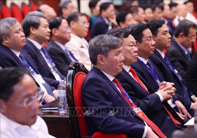 Các học viên là Ủy viên Ban Chấp hành Trung ương Đảng khóa XIV. Ảnh: Văn Điệp – TTXVN
