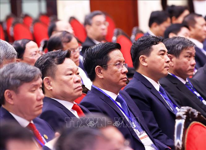 Các học viên là Ủy viên Ban Chấp hành Trung ương Đảng khóa XIV. Ảnh: Văn Điệp – TTXVN