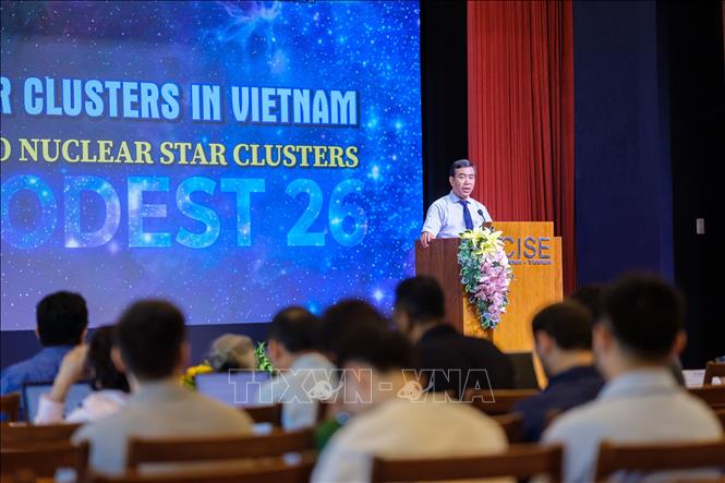Phó Giám đốc Sở Khoa học và Công nghệ Gia Lai, TIến sỹ Nguyễn Hữu Hà phát biểu. Ảnh: Sỹ Thắng - TTXVN