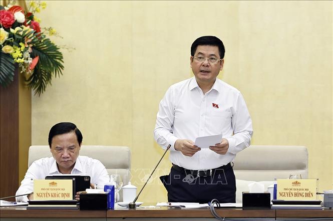 Phó Chủ tịch Quốc hội Nguyễn Hồng Diên phát biểu. Ảnh: Doãn Tấn - TTXVN