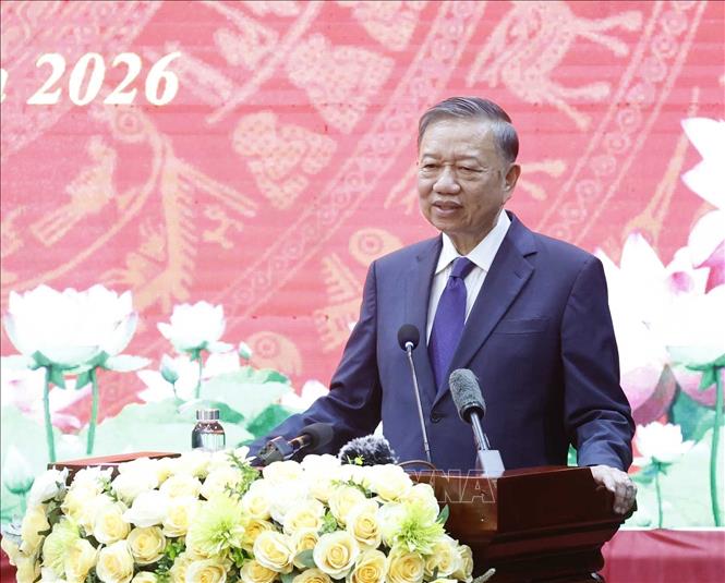 Tổng Bí thư, Chủ tịch nước Tô Lâm phát biểu chỉ đạo. Ảnh: Thống Nhất – TTXVN