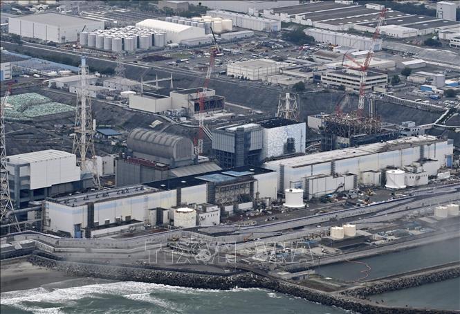 Nhà máy điện hạt nhân Fukushima ở Fukushima, Nhật Bản. Ảnh: Kyodo/TTXVN phát