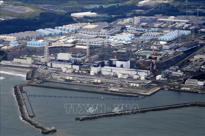 Nhà máy điện hạt nhân Fukushima ở Fukushima, Nhật Bản. Ảnh: Kyodo/TTXVN phát