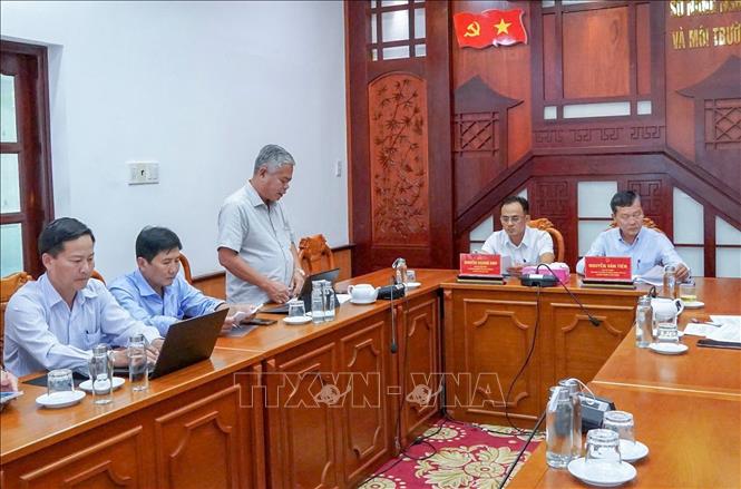 Quang cảnh buổi làm việc. Ảnh: Thanh LIêm - TTXVN
