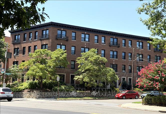Một khu chung cư thấp tầng cũ ở thủ đô Washington, D.C. (Mỹ). Ảnh: Ngọc Quang – PV TTXVN tại Mỹ