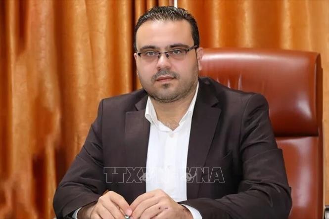 Người phát ngôn phong trào Hồi giáo Hamas, ông Hazem Qassem. Ảnh: IRNA/TTXVN phát