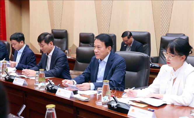 Đại tướng Lương Tam Quang, Bộ trưởng Bộ Công an phát biểu. Ảnh: Phạm Kiên - TTXVN