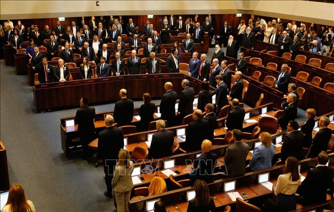 (Tư liệu) Quang cảnh phiên họp Quốc hội Israel tại Jerusalem. Ảnh: THX/TTXVN phát