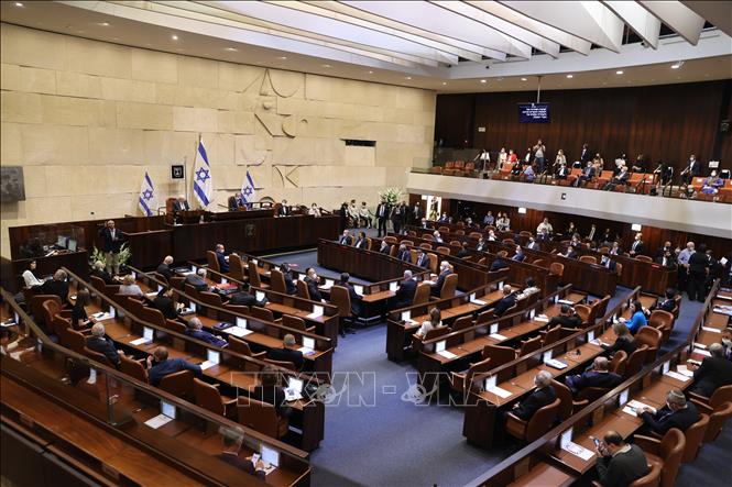(Tư liệu) Quang cảnh phiên họp Quốc hội Israel tại Jerusalem. Ảnh: THX/TTXVN phát