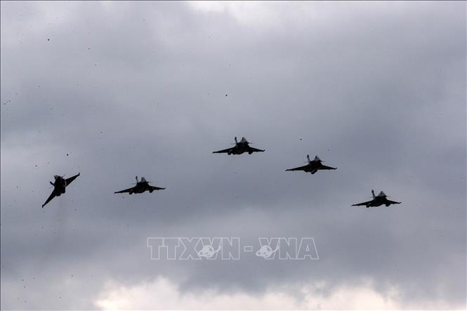 Máy bay chiến đấu Rafale do Pháp sản xuất. Ảnh: THX/TTXVN phát