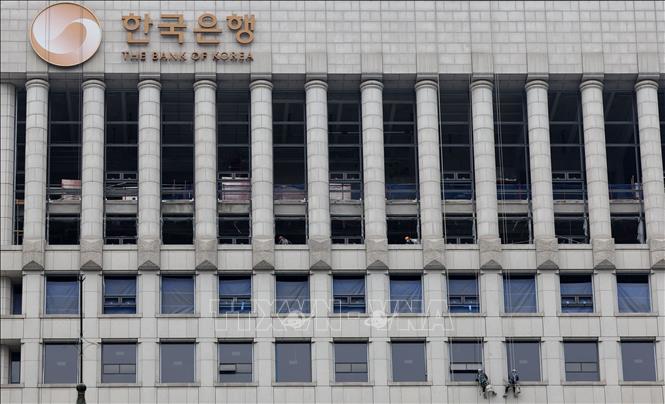Trụ sở Ngân hàng Trung ương Hàn Quốc tại thủ đô Seoul. Ảnh: YONHAP/TTXVN phát