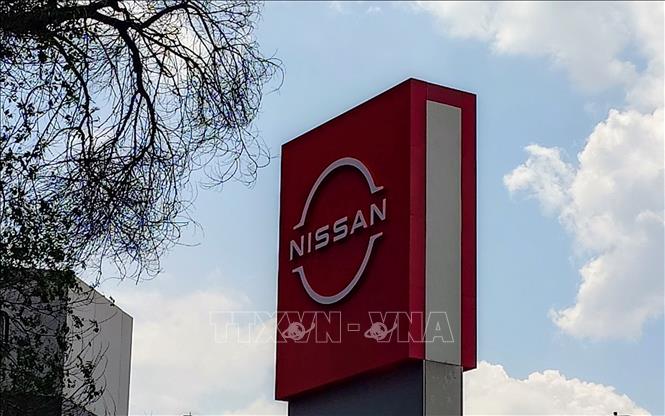 Biển vẫy dẫn đến đại bản doanh của Tập đoàn Nissan tại thủ đô Mexico City. Ảnh: Phi Hùng - PV TTXVN tại Mexico