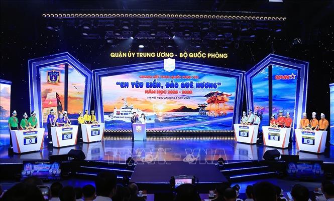 Các đội tham gia vòng chung kết. Ảnh: Tuấn Anh - TTXVN
