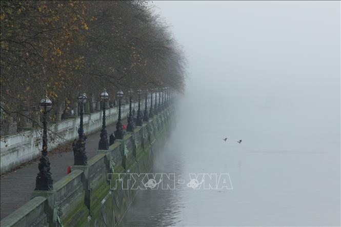 Sông Thames ở thủ đô London, Anh. Ảnh: THX/TTXVN phát