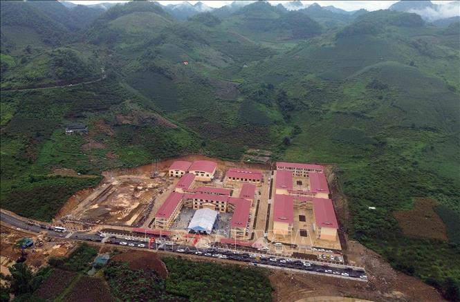 Trường phổ thông nội trú Tiểu học và Trung học cơ sở Yên Sơn. Ảnh: Quang Quyết - TTXVN