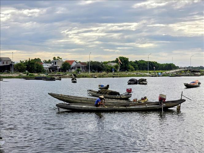 Xã Đan Điền được thiên nhiên ban tặng nguồn thủy sản phong phú. Ảnh: Mai Trang - TTXVN