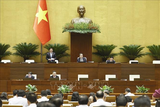 Phó Chủ tịch Quốc hội Nguyễn Hồng Diên phát biểu. Ảnh: Doãn Tấn - TTXVN