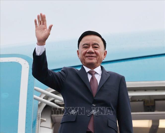 Ủy viên Bộ Chính trị, Thường trực Ban Bí thư Trần Cẩm Tú lên đường thăm chính thức Singapore và đồng chủ trì Đối thoại Chiến lược Việt Nam – Singapore lần thứ nhất. Ảnh: Phương Hoa - TTXVN