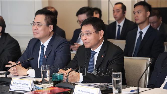Phó Thủ tướng Nguyễn Văn Thắng tham dự Chương trình Lãnh đạo Việt Nam (VLP) 2026. Ảnh: Thanh Tuấn - Phóng viên TTXVN tại Mỹ