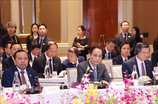 Đại biểu cấp cao Đảng Cộng sản Việt Nam dự Đối thoại Chiến lược Việt Nam - Singapore lần thứ nhất. Ảnh: Phương Hoa - TTXVN