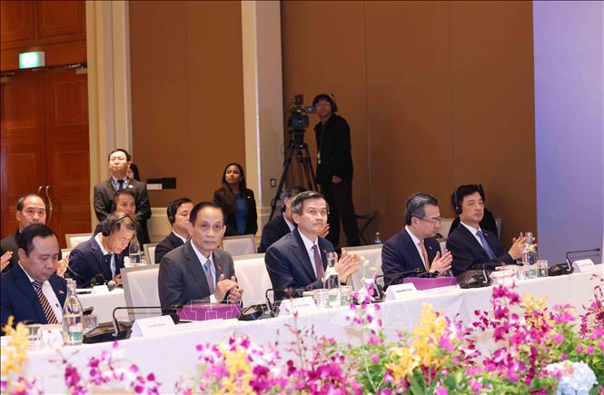 Đại biểu cấp cao Đảng Cộng sản Việt Nam dự Đối thoại Chiến lược Việt Nam - Singapore lần thứ nhất. Ảnh: Phương Hoa - TTXVN