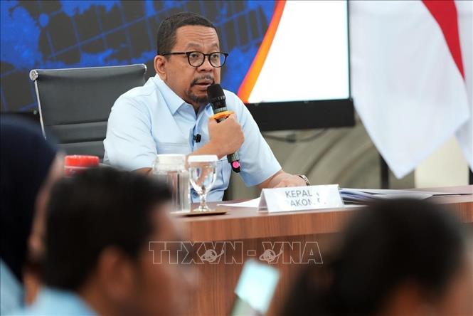 Trưởng Cơ quan Truyền thông Chính phủ Indonesia (Bakom) Muhammad Qodari. Ảnh: Đỗ Quyên – PV TTXVN tại Indonesia