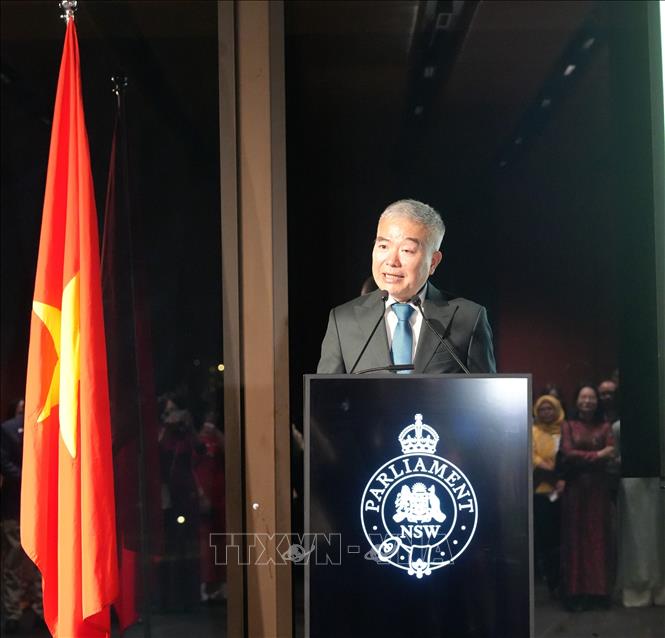 Tổng Lãnh sự Việt Nam phụ trách bang New South Wales, bang Queensland và bang Nam Australia Nguyễn Thanh Tùng. Ảnh: Lê Đạt - PV TTXVN tại Australia