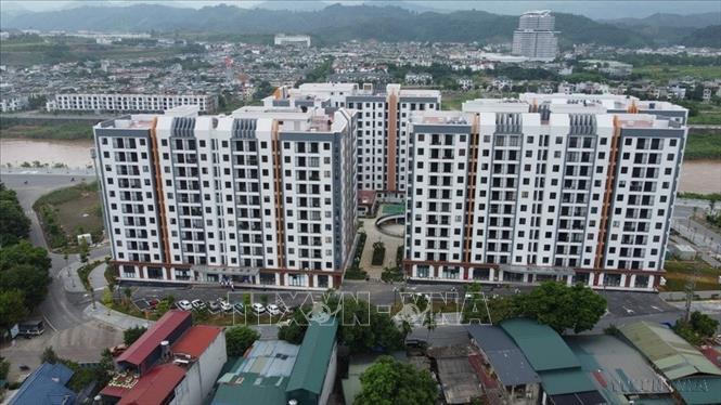 Chỉ số phát triển con người (HDI) của Việt Nam liên tục được cải thiện, thuộc nhóm các nước có mức phát triển con người trung bình cao của thế giới. Trong ảnh: Dự án Nhà ở xã hội Hacom Riverside phường biên giới Lào Cai, tỉnh Lào Cai dành cho người lao động có thu nhập thấp (8/2026). Ảnh: Tuấn Khôi – TTXVN
