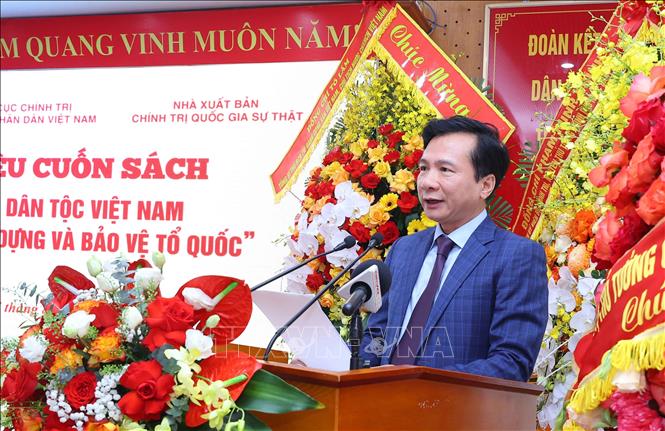 Phó Chủ nhiệm Văn phòng Chủ tịch nước Nguyễn Hoàng Anh phát biểu. Ảnh: Văn Điệp – TTXVN
