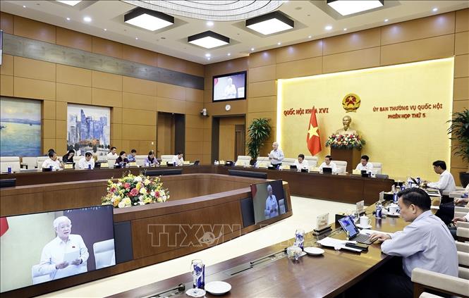 Phó Chủ tịch Thường trực Quốc hội Đỗ Văn Chiến phát biểu. Ảnh: Doãn Tấn - TTXVN