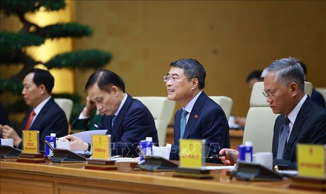 Thủ tướng Lê Minh Hưng tiếp Đại sứ các nước ASEAN tại Việt Nam. Ảnh: Dương Giang – TTXVN 