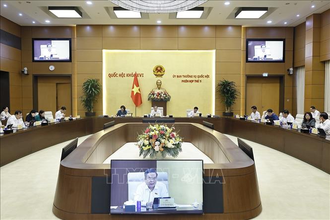 Chủ tịch Quốc hội Trần Thanh Mẫn phát biểu. Ảnh: Doãn Tấn - TTXVN
