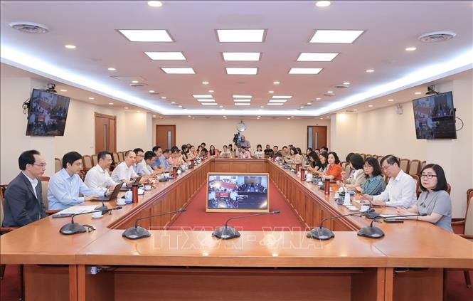 Đại biểu tham dự toạ đàm. Ảnh: Minh Quyết - TTXVN
