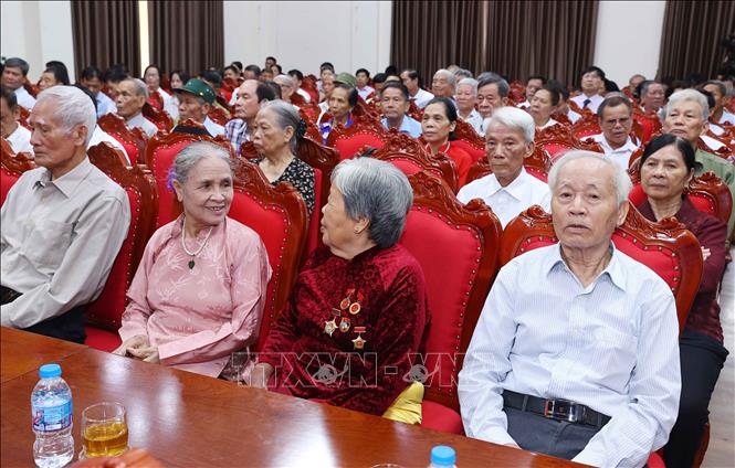 Các đại biểu dự buổi lễ. Ảnh: Văn Điệp - TTXVN