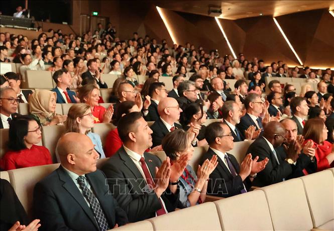 Các đại biểu dự Lễ kỷ niệm 81 năm Quốc khánh 2/9. Ảnh: Thống Nhất - TTXVN