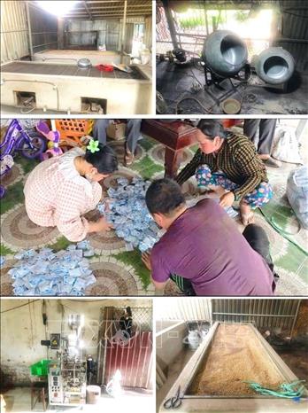 Địa điểm nơi các đối tượng sản xuất thuốc đông y chứa chất cấm. Ảnh: TTXVN phát