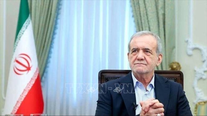 Tổng thống Iran Masoud Pezeshkian. Ảnh: IRNA/TTXVN phát