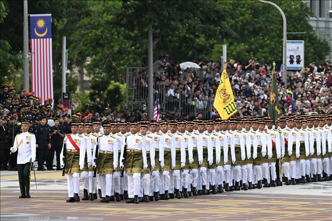 Khối nghi lễ tại lễ kỷ niệm. Ảnh: Bộ Truyền thông Malaysia/TTXVN phát
