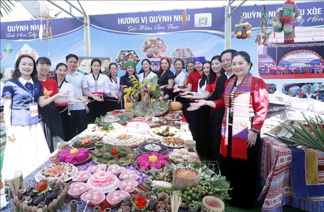 Phần thi ẩm thực tại Tuần Văn hóa - Du lịch Mộc Châu năm 2026. Ảnh: Quang Quyết - TTXVN