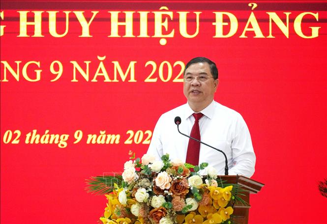 Phó Thủ tướng Thường trực Phạm Gia Túc phát biểu tại buổi lễ. Ảnh: Bích Huệ - TTXVN