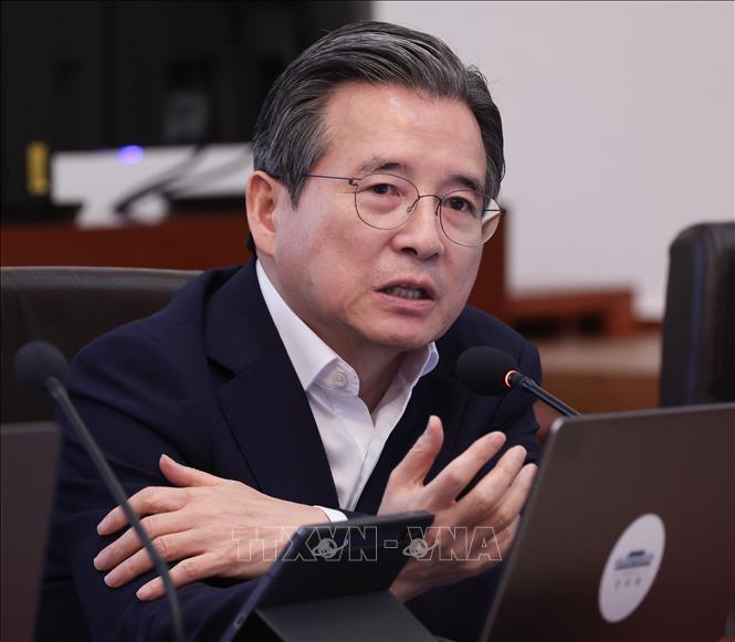 Chánh Văn phòng Chính sách Tổng thống Hàn Quốc Kim Yong Beom. Ảnh: Yonhap/TTXVN phát