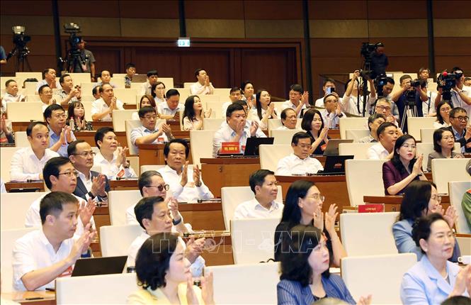 Các đại biểu tham dự hội nghị tại phòng họp Diên Hồng, Nhà Quốc hội, Hà Nội. Ảnh: Thống Nhất – TTXVN