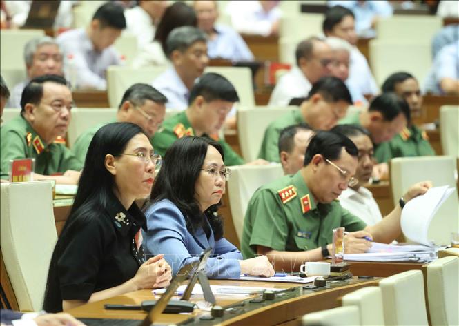 Các đại biểu tham dự hội nghị tại phòng họp Diên Hồng, Nhà Quốc hội, Hà Nội. Ảnh: Thống Nhất – TTXVN
