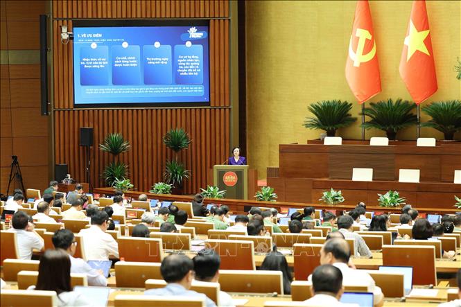Đồng chí Phạm Thị Thanh Trà, Bí thư Trung ương Đảng, Phó Thủ tướng Chính phủ quán triệt Chuyên đề “Những nội dung trọng tâm, cốt lõi Nghị quyết của Bộ Chính trị về phát triển du lịch Việt Nam trở thành ngành kinh tế mũi nhọn trong kỷ nguyên mới”. Ảnh: Phương Hoa - TTXVN
