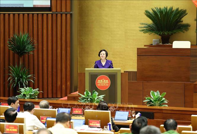 Đồng chí Phạm Thị Thanh Trà, Bí thư Trung ương Đảng, Phó Thủ tướng Chính phủ quán triệt Chuyên đề “Những nội dung trọng tâm, cốt lõi Nghị quyết của Bộ Chính trị về phát triển du lịch Việt Nam trở thành ngành kinh tế mũi nhọn trong kỷ nguyên mới”. Ảnh: Phương Hoa - TTXVN
